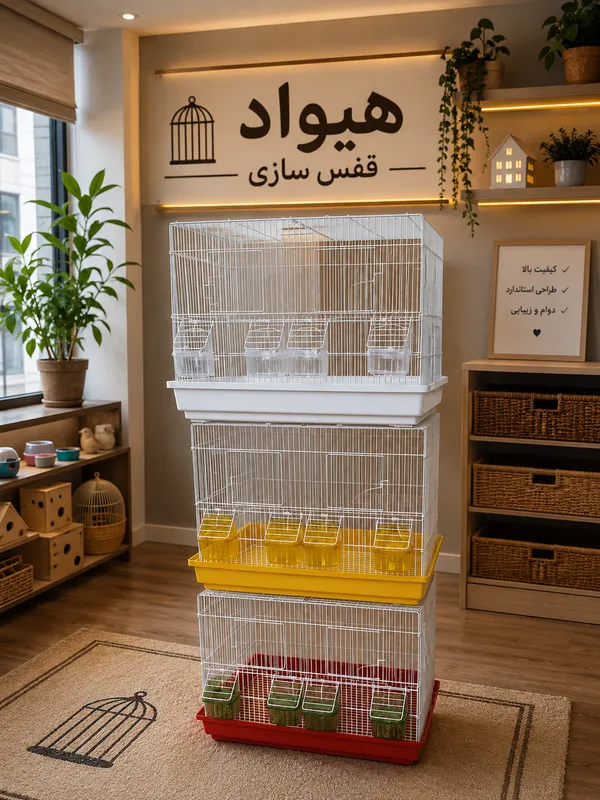 قفس پرنده زیبا و مستحکم